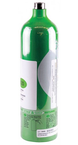 SENSIT 315-140001 Combo Calibration Gas, CH&lt;sub&gt;4&lt;/sub&gt;, CO, 103L-
