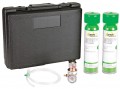 SENSIT 881-00085 5-Gas Calibration Kit with case and 2 cylinders for the P400, CH<sub>4</sub>/100 ppm CO/18.2% O<sub>2</sub>/25 ppm H<sub>2</sub>S/10 ppm HCN, 34 L-