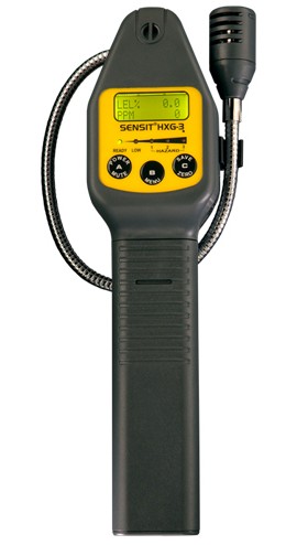 SENSIT HXG-3 Advanced Combustible Gas Leak Detector with Calibration Kit, 100% LEL-