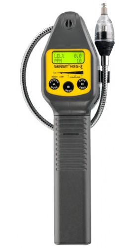 SENSIT HXG-3P Advanced Combustible Gas Leak Detector with Pump, 100% LEL Kit-