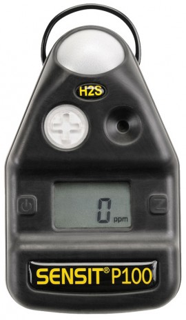 SENSIT P100 Single-Gas Detector, H<sub>2</sub>S, 4-year warranty-